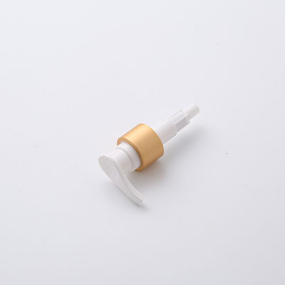 Ribbed 24 410 Black Lotion Pump / Aluminium Gold Dispenser Pump