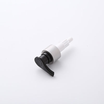 Ribbed 24 410 Black Lotion Pump / Aluminium Gold Dispenser Pump