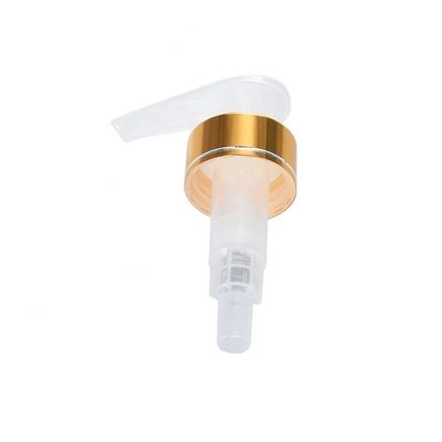 Aluminium Gold Lotion Pump 24-410 28-410 33-410 Screw Cover Antibacterial Soap Pump