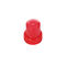 Пошученный над логотип красных пластиковых завинчивых пробок изготовленный на заказ не разливает 28/415