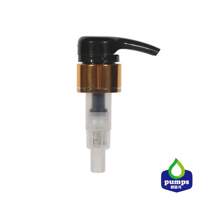 Насос лосьона Bodycare шампуня дозировки 4cc золотого цвета алюминиевый 28mm